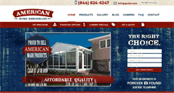 Desktop Screenshot of ahrsunrooms.com